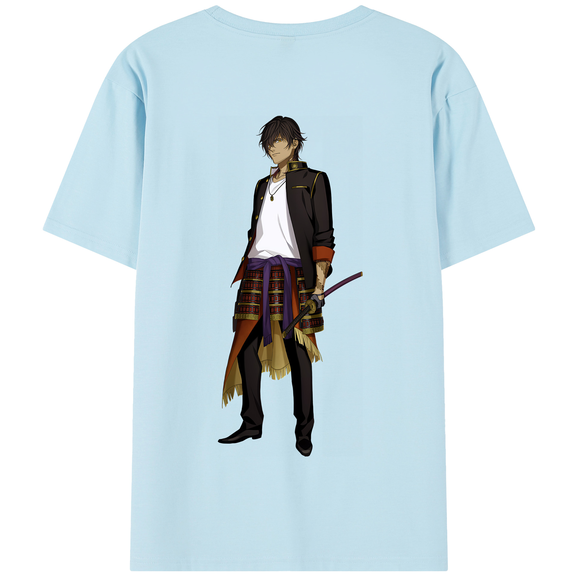 （画像用） 刀剣乱舞 Touken Ranbu 綿100％半袖Tシャツ（背面プリント）